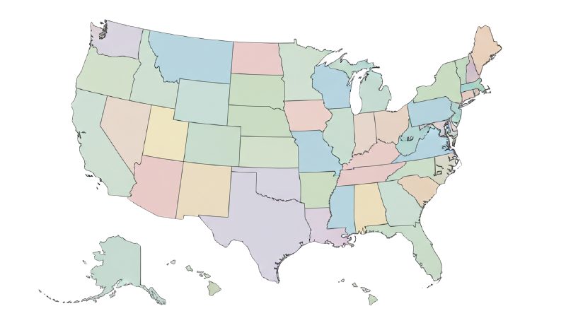 Map of the United States highlighting nationwide DevOps, SRE and Cloud consulting coverage